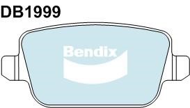 Bendix USA DB1999 GCT Brake Pad Set, disc brake DB1999GCT
