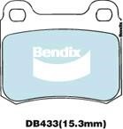 Bendix USA DB433 EURO+ Brake Pad Set, disc brake DB433EURO