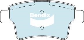 Bendix USA DB2041 HD Brake Pad Set, disc brake DB2041HD