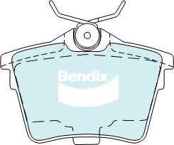 Bendix USA DB2033 EURO+ Brake Pad Set, disc brake DB2033EURO