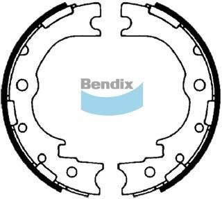 Bendix USA BS1543 Parking brake shoes BS1543