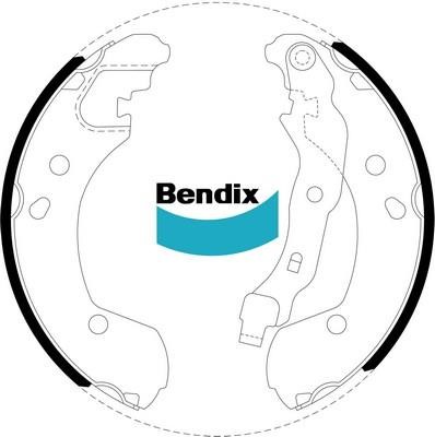 Bendix USA BS5054 Brake shoe set BS5054