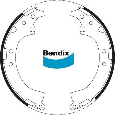 Bendix USA BS1747 Brake shoe set BS1747