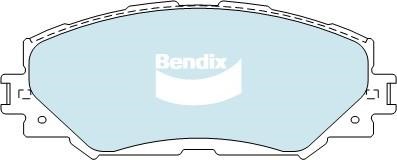 Bendix USA DB1802 -4WD Brake Pad Set, disc brake DB18024WD
