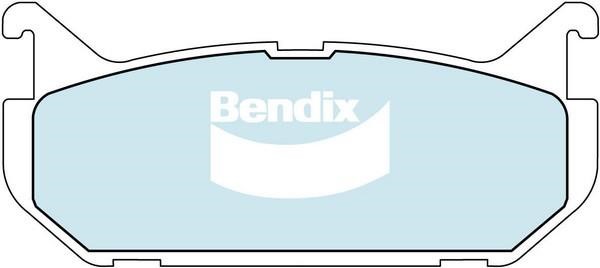Bendix USA DB1254 GCT Brake Pad Set, disc brake DB1254GCT