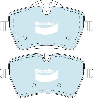 Bendix USA DB2052 HD Brake Pad Set, disc brake DB2052HD