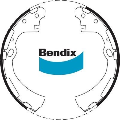 Bendix USA BS1657 Brake shoe set BS1657