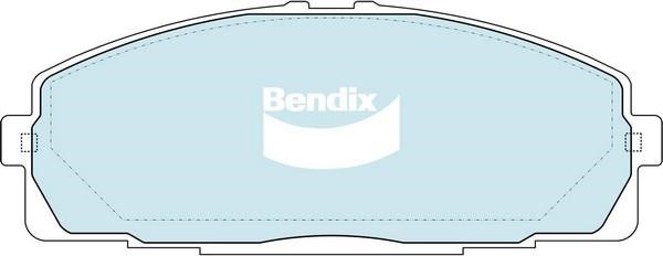 Bendix USA DB2482 HD Brake Pad Set, disc brake DB2482HD