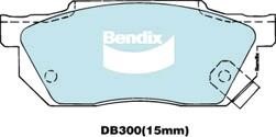 Bendix USA DB300 GCT Brake Pad Set, disc brake DB300GCT