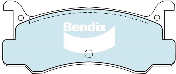 Bendix USA DB1159 GCT Brake Pad Set, disc brake DB1159GCT