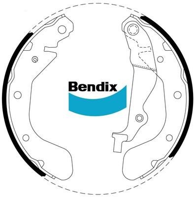 Bendix USA BS1870 Brake shoe set BS1870