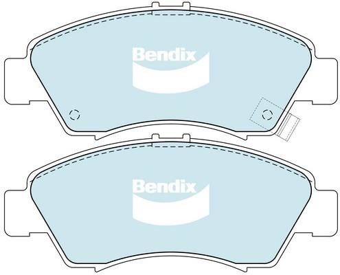 Bendix USA DB1262 HD Brake Pad Set, disc brake DB1262HD