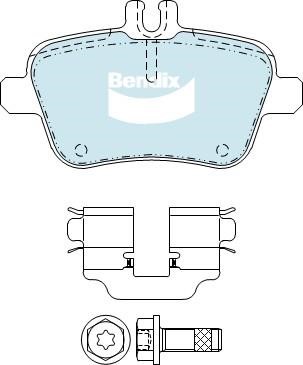 Bendix USA DB2318 EURO+ Brake Pad Set, disc brake DB2318EURO