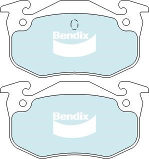 Bendix USA DB1301 GCT Brake Pad Set, disc brake DB1301GCT