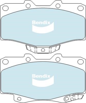 Bendix USA DB1323 -4WD Brake Pad Set, disc brake DB13234WD