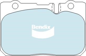 Bendix USA DB1421 GCT Brake Pad Set, disc brake DB1421GCT