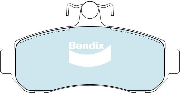 Bendix USA DB1203 HD Brake Pad Set, disc brake DB1203HD
