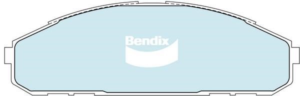 Bendix USA DB1257 HD Brake Pad Set, disc brake DB1257HD