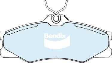 Bendix USA DB1139 HD Brake Pad Set, disc brake DB1139HD