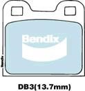 Bendix USA DB3 GCT Brake Pad Set, disc brake DB3GCT