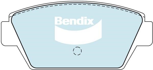 Bendix USA DB1143 GCT Brake Pad Set, disc brake DB1143GCT