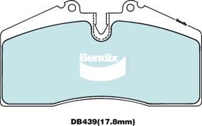 Bendix USA DB439 ULT Brake Pad Set, disc brake DB439ULT
