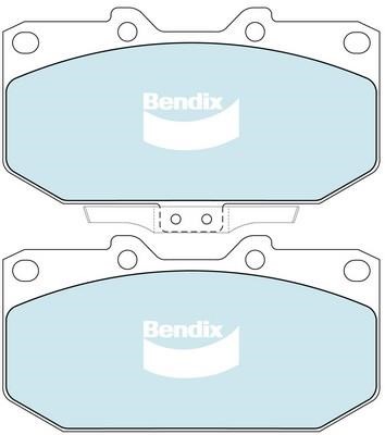Bendix USA DB1170 GCT Brake Pad Set, disc brake DB1170GCT