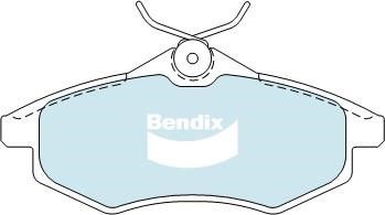Bendix USA DB2042 EURO+ Brake Pad Set, disc brake DB2042EURO