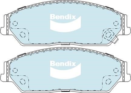 Bendix USA DB2243 GCT Brake Pad Set, disc brake DB2243GCT