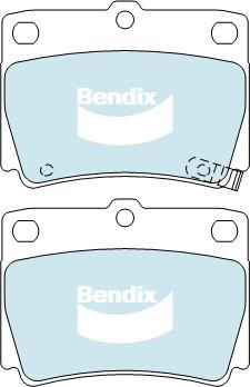 Bendix USA DB1390 -4WD Brake Pad Set, disc brake DB13904WD