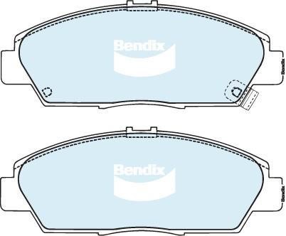 Bendix USA DB1268 GCT Brake Pad Set, disc brake DB1268GCT