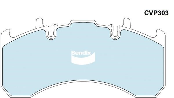 Bendix USA CVP303 PTHD Brake Pad Set, disc brake CVP303PTHD