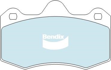 Bendix USA DB1938 HD Brake Pad Set, disc brake DB1938HD