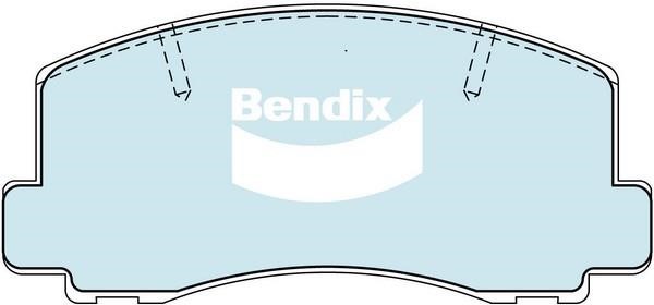 Bendix USA DB1103 HD Brake Pad Set, disc brake DB1103HD