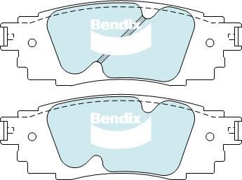 Bendix USA DB2426 4WD Brake Pad Set, disc brake DB24264WD