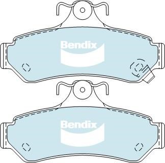 Bendix USA DB1475 HD Brake Pad Set, disc brake DB1475HD