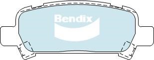 Bendix USA DB1379 -4WD Brake Pad Set, disc brake DB13794WD