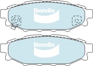 Bendix USA DB1803 HD Brake Pad Set, disc brake DB1803HD