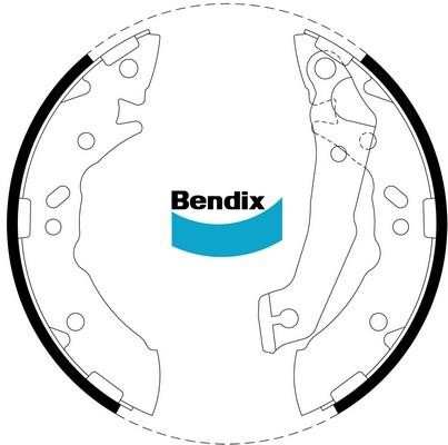 Bendix USA BS1739 Brake shoe set BS1739