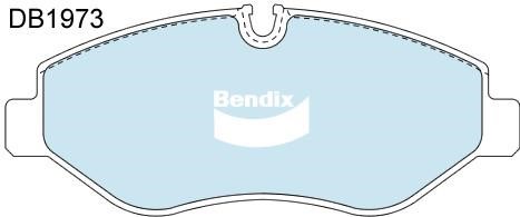 Bendix USA DB1973 HD Brake Pad Set, disc brake DB1973HD