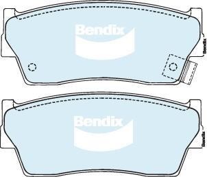 Bendix USA DB1134 -4WD Brake Pad Set, disc brake DB11344WD