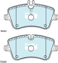 Bendix USA DB1921 ULT Brake Pad Set, disc brake DB1921ULT