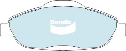 Bendix USA DB2119 EURO+ Brake Pad Set, disc brake DB2119EURO
