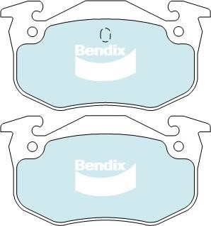 Bendix USA DB1301 EURO+ Brake Pad Set, disc brake DB1301EURO