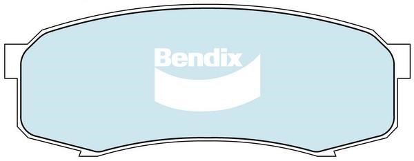 Bendix USA DB1200 HD Brake Pad Set, disc brake DB1200HD