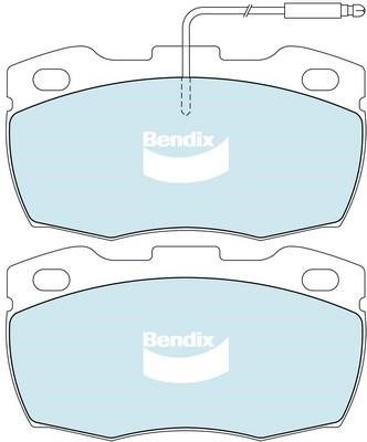 Bendix USA DB1127 -4WD Brake Pad Set, disc brake DB11274WD