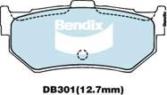 Bendix USA DB301 GCT Brake Pad Set, disc brake DB301GCT