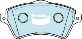 Bendix USA DB1506 -4WD Brake Pad Set, disc brake DB15064WD
