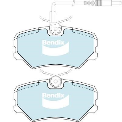 Bendix USA DB1258 GCT Brake Pad Set, disc brake DB1258GCT