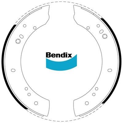 Bendix USA BS1092 Brake shoe set BS1092